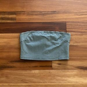 Gingham crop top